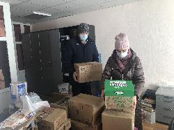 Оренбургские газовики приняли участие в сборе благотворительной помощи для беженцев