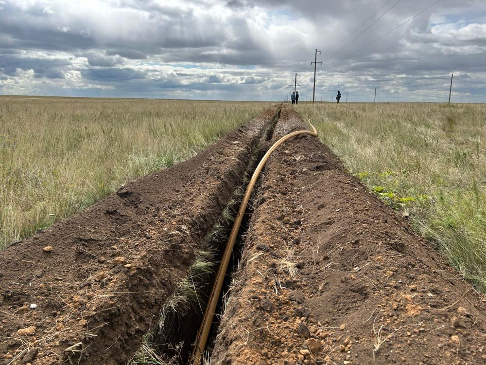 В Оренбургской области построен газопровод к поселку Каракульский