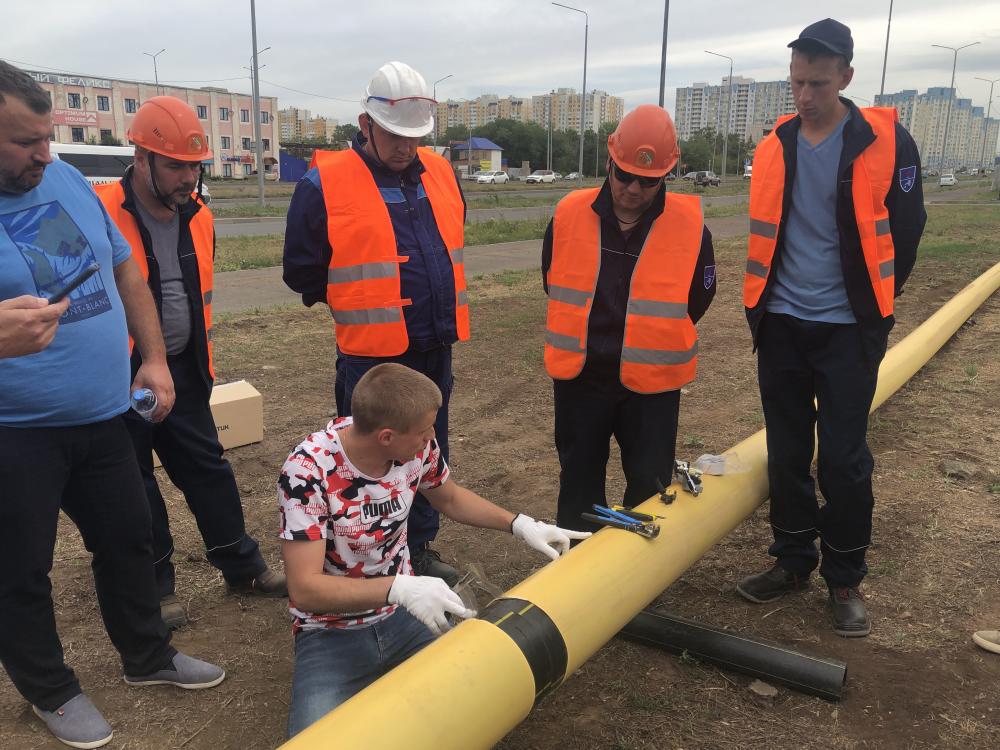 В Оренбурге началось строительство газопровода к зданию новой областной детской больницы